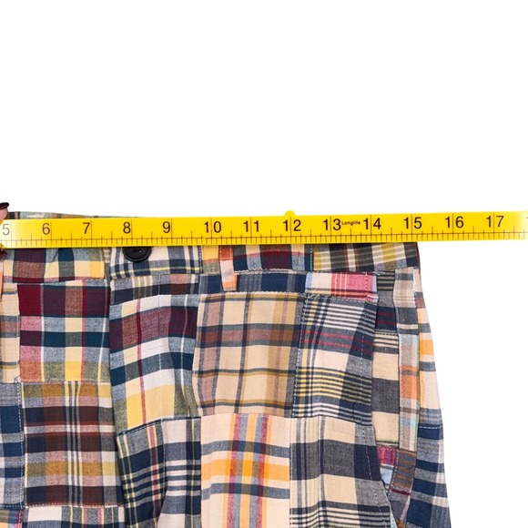 23rd St. Plaid Patchwork‎ Shorts Size 30 Colorful Cotton Menswear - Picture 5 of 7
